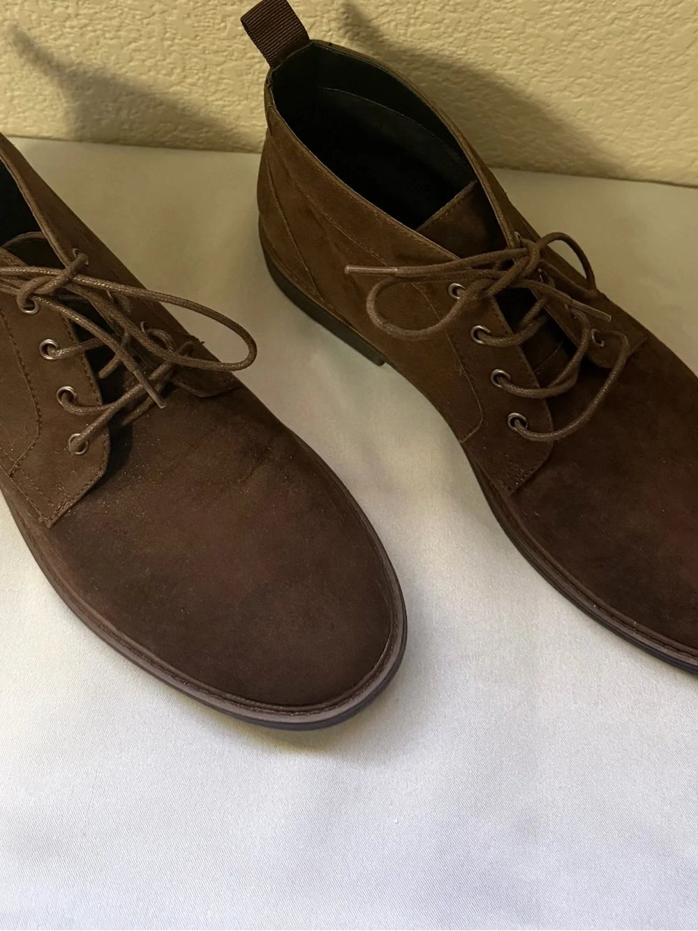 Alfani Brown Suede Chukka Boots